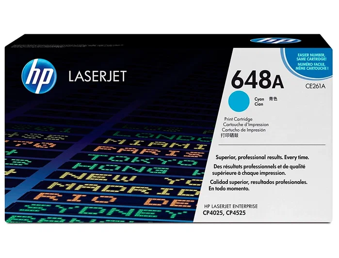 HP Cartucho de Tóner 648A CE261A Cian HP Cartucho de Tóner 648A CE261A Cian
