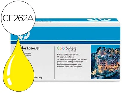 HP 648A Amarillo Cartucho de Tóner Original (CE262A)