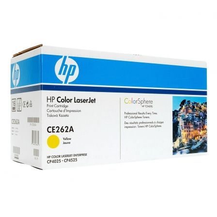 HP 648A Amarillo Cartucho de Tóner Original (CE262A)