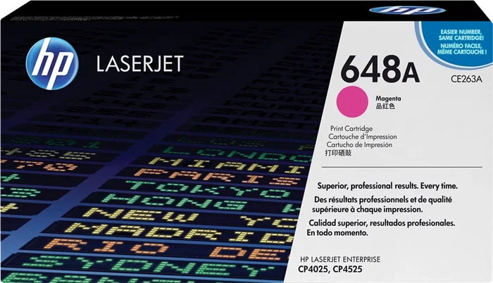 HP Cartucho de Tóner 648A Magenta CE263A