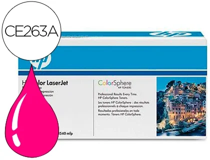 HP Cartucho de Tóner 648A Magenta CE263A