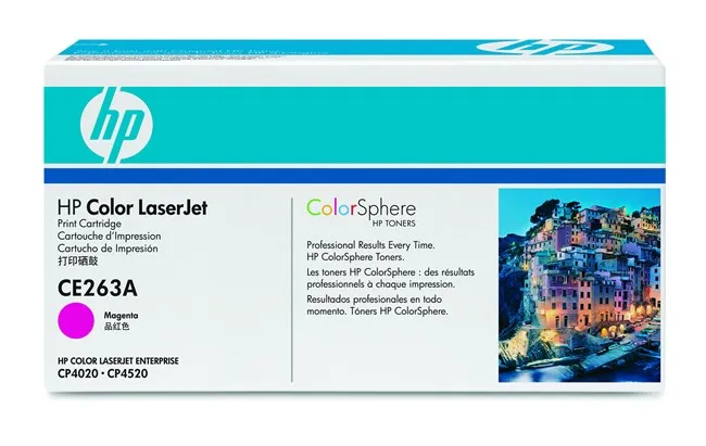 HP Cartucho de Tóner 648A Magenta CE263A