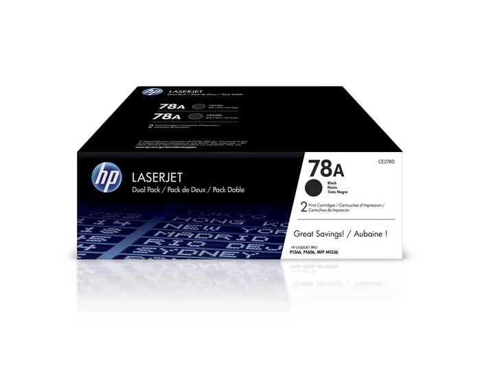 HP 78A Negro Multipack (Pack de 2) CE278AD
