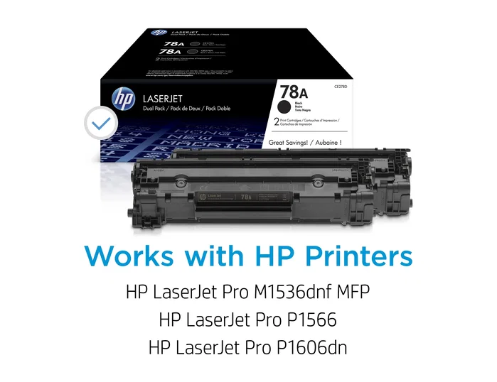 HP 78A Negro Multipack (Pack de 2) CE278AD