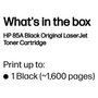 HP 85A CE285A Cartucho de Tóner Original Negro, 1600 páginas