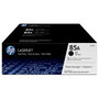HP 85A Negro Pack de 2 Cartuchos de Tóner Original LaserJet (CE285AD) inevitable