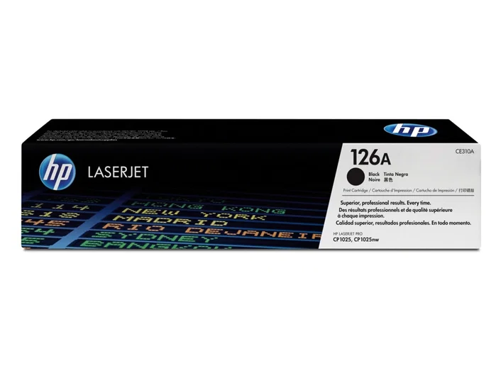 HP Cartucho de tóner original LaserJet 126A Negro CE310A HP Cartucho de tóner original LaserJet 126A Negro CE310A
