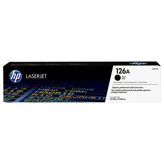 HP Cartucho de tóner original LaserJet 126A Negro CE310A HP Cartucho de tóner original LaserJet 126A Negro CE310A