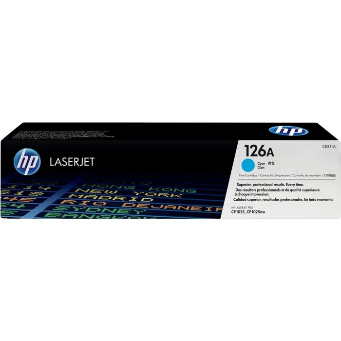 HP 126A Cartucho de Tóner Original Cian (CE311A)