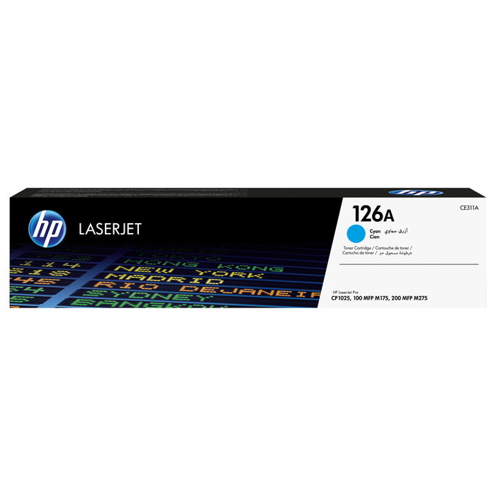 HP 126A Cartucho de Tóner Original Cian (CE311A)