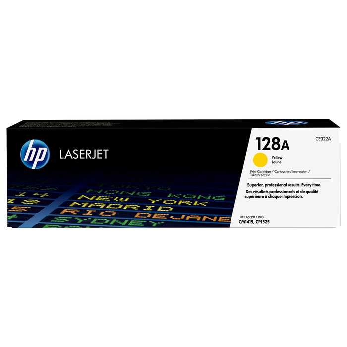 HP Cartucho de Tóner Original 128A Amarillo CE322A