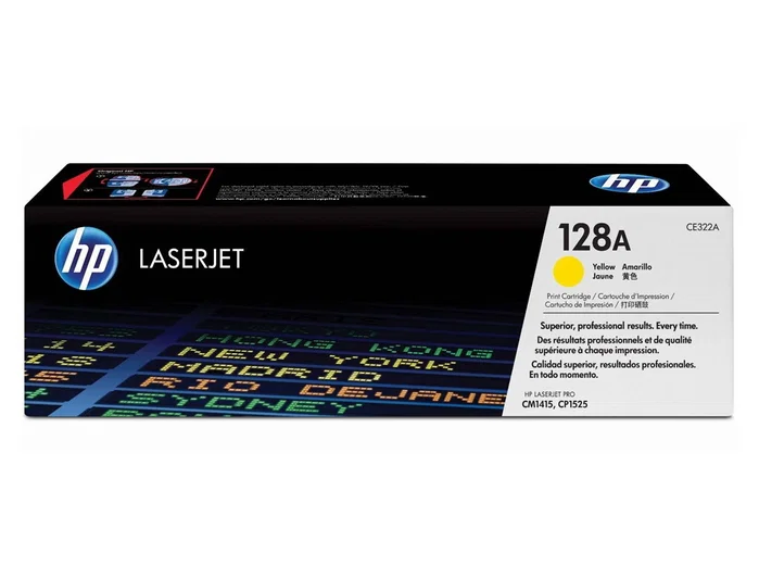 HP Cartucho de Tóner Original 128A Amarillo CE322A