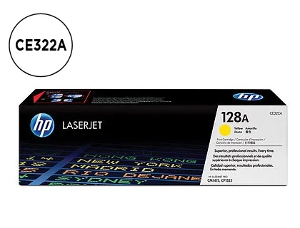 HP Cartucho de Tóner Original 128A Amarillo CE322A