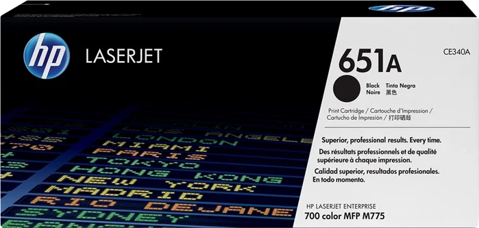 HP 651A Negro CE340A Original