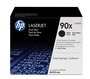 HP Pack de 2 Cartuchos de Tóner Original LaserJet 90X Negro CE390XD