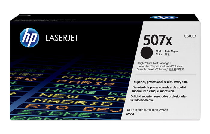 HP Laserjet 507X Toner Negro 11.000 Paginas HP Laserjet 507X Toner Negro 11.000 Paginas