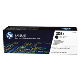 HP Toner 305X Negro Pack de 2 (CE410X)