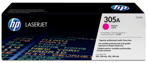HP Cartucho de Tóner 305A Magenta (CE413A) Original LaserJet