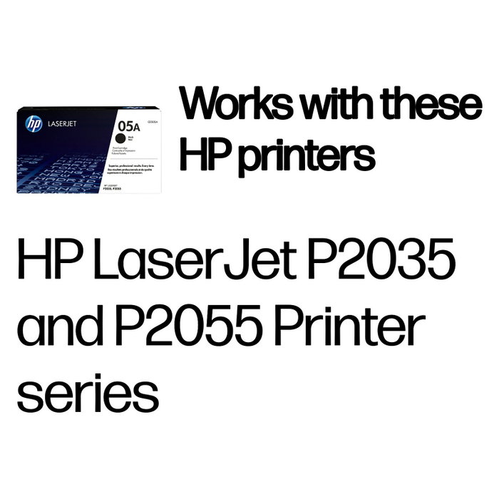HP 05A CE505A Tóner Negro Original
