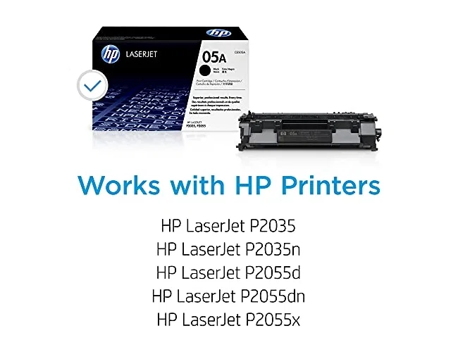 HP 05A CE505A Tóner Negro Original