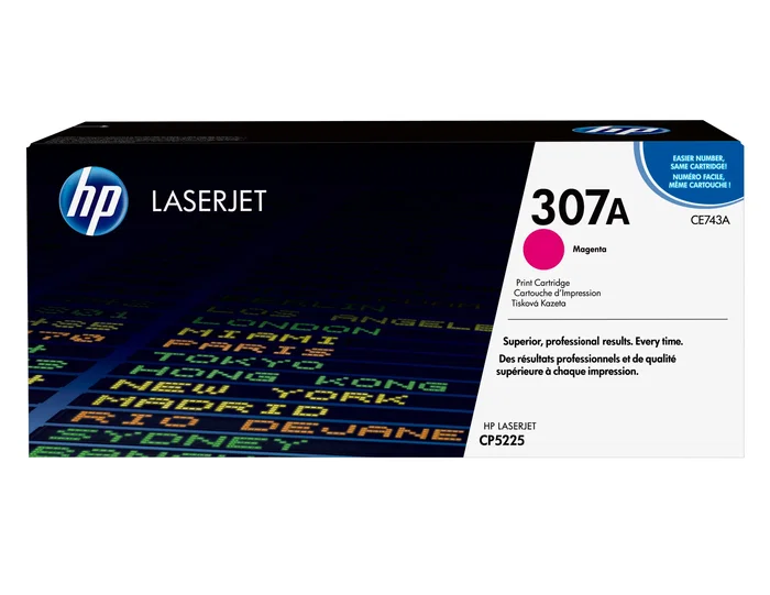 HP Cartucho de Tóner 307A Magenta (CE743A)