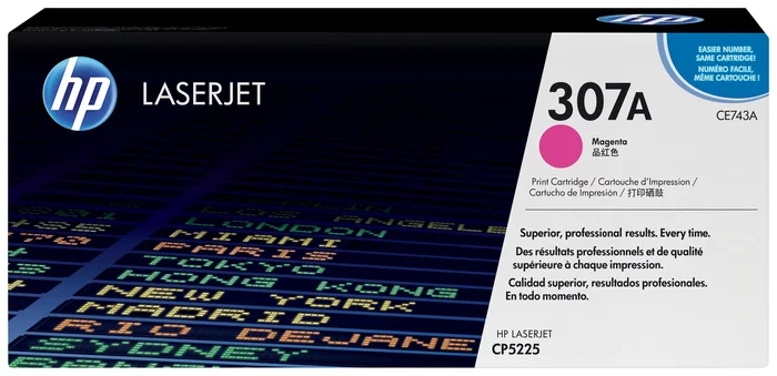 HP Cartucho de Tóner 307A Magenta (CE743A)