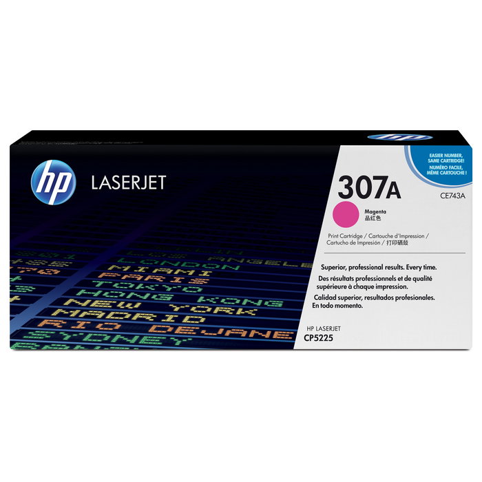 HP 307A Magenta (CE743A) Cartucho de Tóner Original