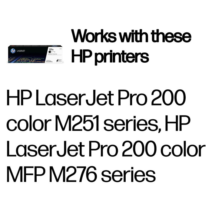 HP 131A Negro CF210A Cartucho de Tóner Original