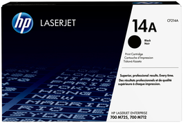 HP Cartucho de tóner original LaserJet 14A Negro (CF214A)