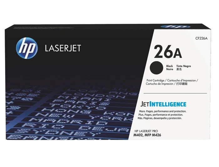 HP Cartucho de tóner 26A CF226A Negro para LaserJet Pro M402/M426 HP Cartucho de tóner 26A CF226A Negro para LaserJet Pro M402/M426