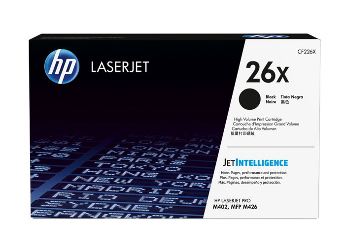 HP Cartucho de Tóner Original 26X Negro (CF226X) Alta Capacidad