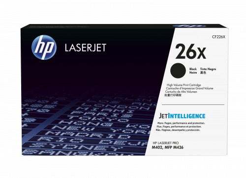 HP Cartucho de Tóner Original 26X Negro (CF226X) Alta Capacidad