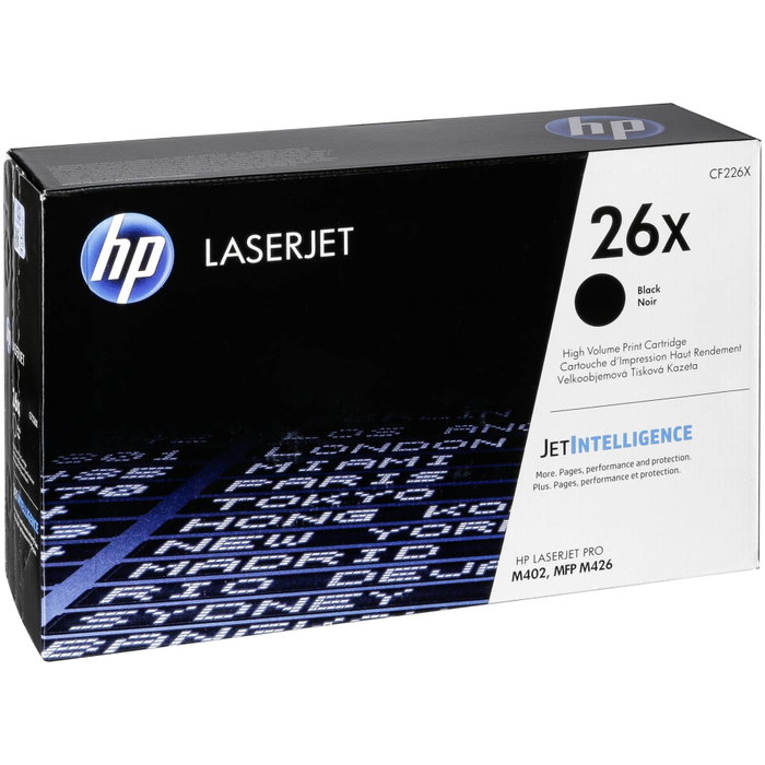 HP Cartucho de Tóner Original 26X Negro (CF226X) Alta Capacidad