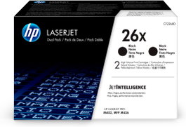 HP 26X Negro (Pack de 2) CF226XD de alta capacidad