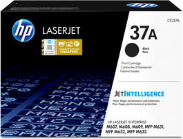 HP Cartucho de tóner original LaserJet 37A Negro (CF237A) (37A) inevitable para altos volúmenes de impresión