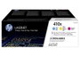 HP 410X CF252XM Multipack de Tóner de Alta Capacidad (Cian, Magenta, Amarillo) de 3 Unidades