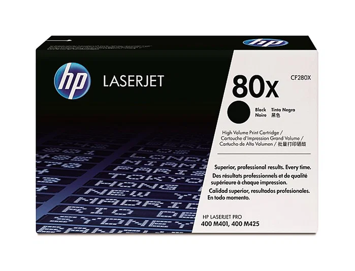 HP Toner 80X CF280X Negro Alta Capacidad
