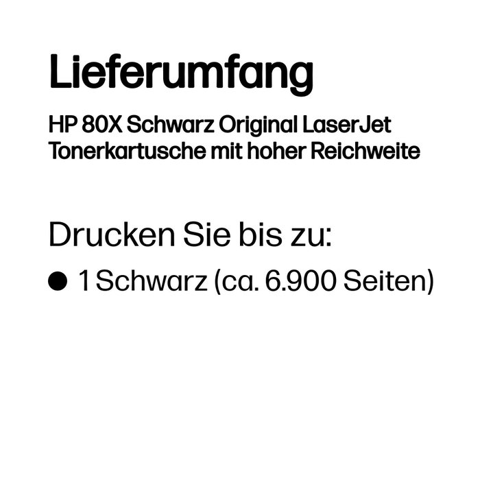 HP Toner 80X CF280X Negro de Alta Capacidad para LaserJet Pro M401/M425 HP Toner 80X CF280X Negro de Alta Capacidad para LaserJet Pro M401/M425