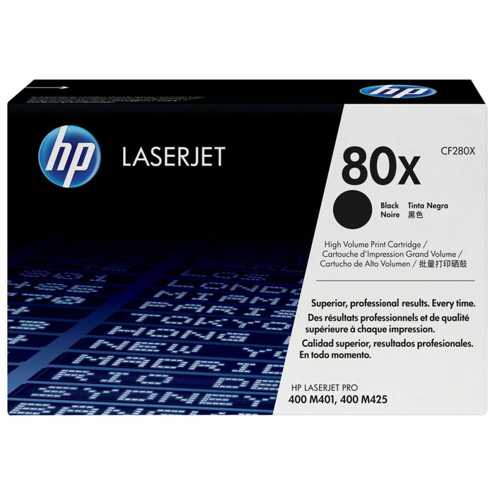 HP Toner 80X CF280X Negro Alta Capacidad