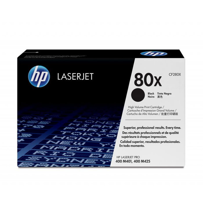 HP Toner 80X CF280X Negro Alta Capacidad