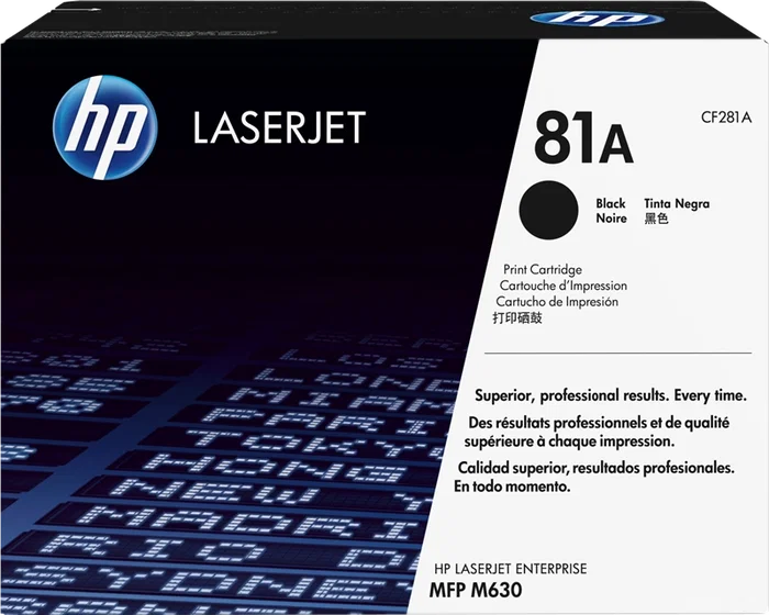 HP Cartucho de tóner original LaserJet 81A negro CF281A HP Cartucho de tóner original LaserJet 81A negro CF281A
