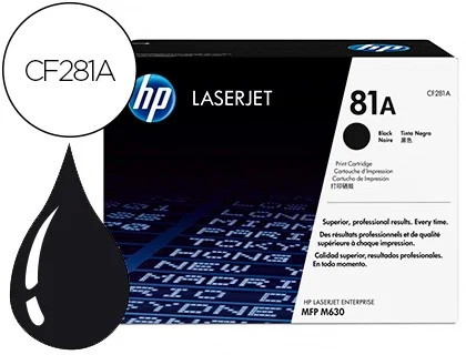 HP Cartucho de tóner original LaserJet 81A negro CF281A HP Cartucho de tóner original LaserJet 81A negro CF281A