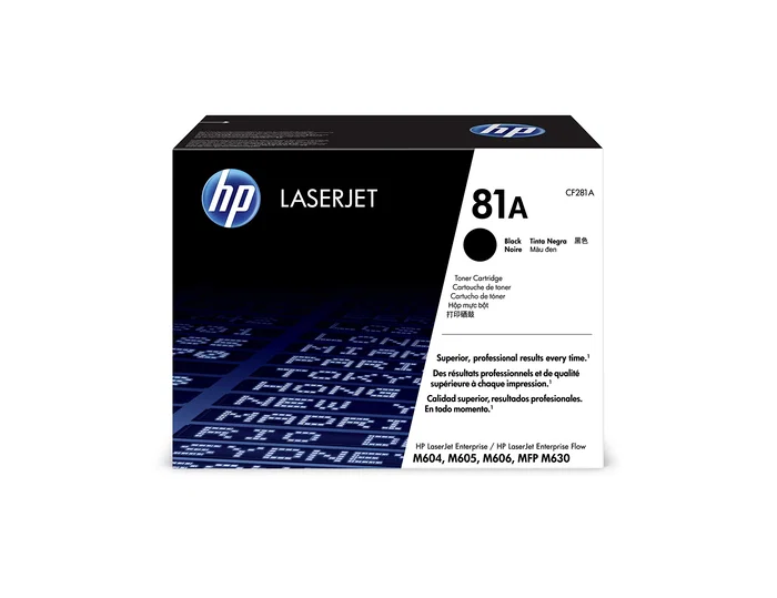 HP Cartucho de tóner original LaserJet 81A negro CF281A HP Cartucho de tóner original LaserJet 81A negro CF281A