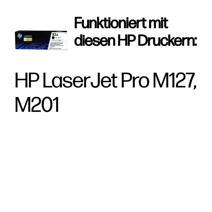 HP 83A Negro (CF283A) Cartucho de Tóner Original HP 83A Negro (CF283A) Cartucho de Tóner Original