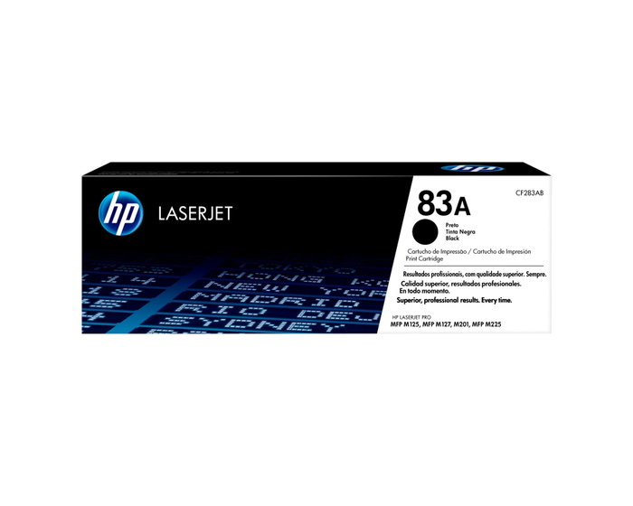 HP 83A Negro (CF283A) Cartucho de Tóner Original HP 83A Negro (CF283A) Cartucho de Tóner Original