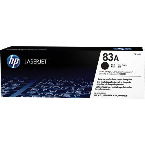 HP Cartucho de Tóner 83A Negro CF283A Original