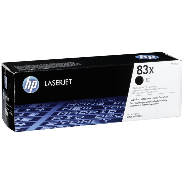 HP Cartucho de Tóner Original 83X CF283X Negro Alta Capacidad