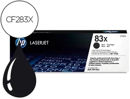 HP 83X CF283X Negro Alta Capacidad