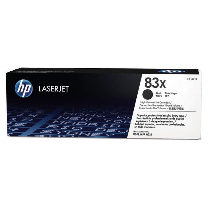 HP Cartucho de Tóner Original 83X CF283X Negro Alta Capacidad