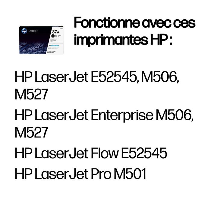 HP 87A Cartucho de Tóner Negro Original LaserJet